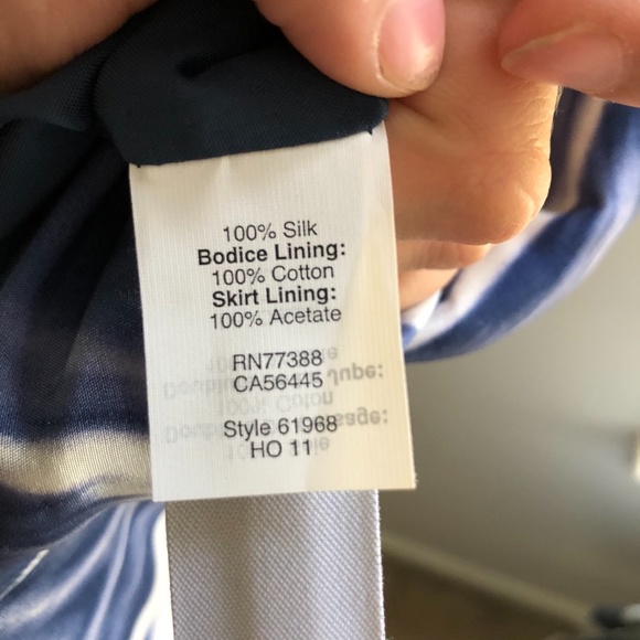 J. Crew | Strapless Silk Patterned Dress - Picture 2 of 11